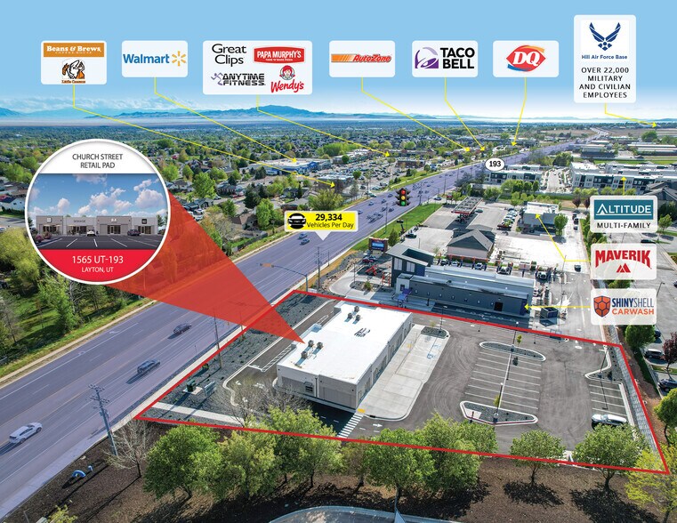 More Photos Of 1565 E UT-193, Layton Storefront Retail Office For Lease