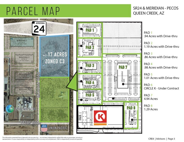 More Photos Of SEC Meridian & SR-24, Queen Creek Land For Sale
