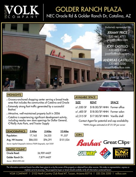 More Photos Of 15310 N Oracle Rd, Catalina Unknown For Lease