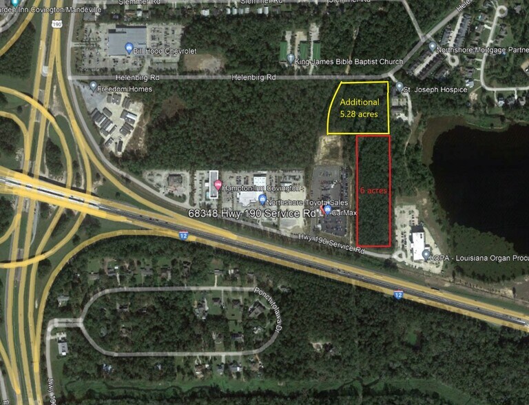 More Photos Of I-12 & Hwy 190, Covington Land For Sale