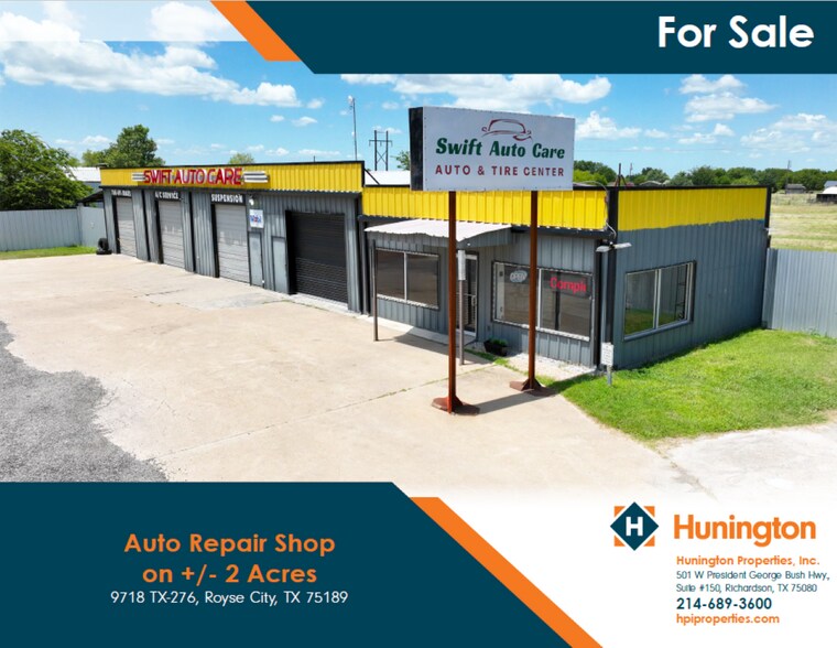 Primary Photo Of 9718 TX-276, Royse City Auto Repair For Sale