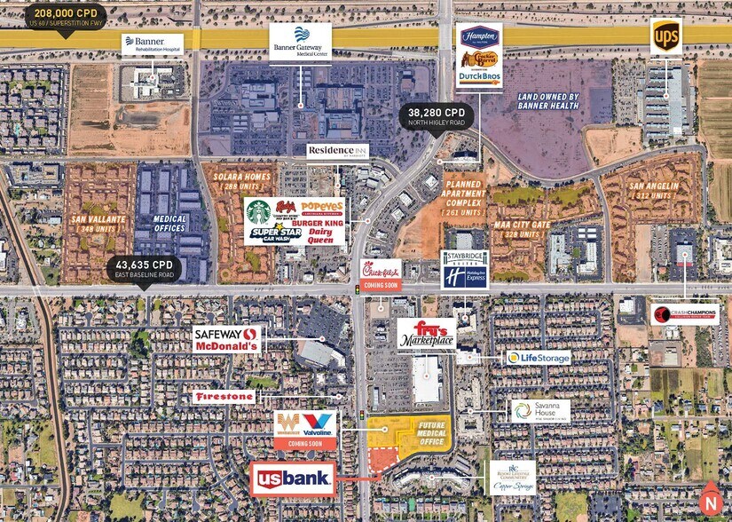 More Photos Of N Higley Rd & E Michelle Way, Gilbert Bank For Sale