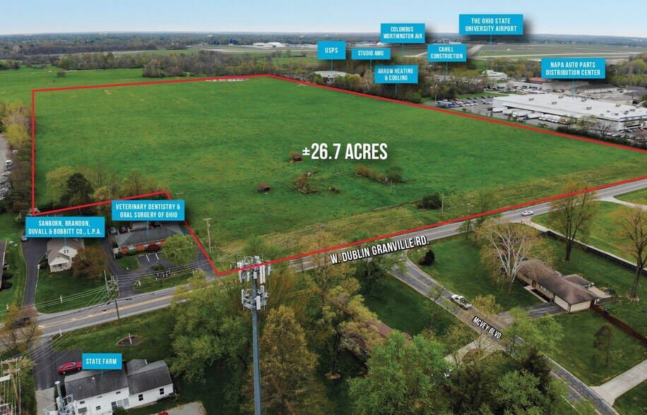 More Photos Of 2575 Dublin Granville rd, Columbus Land For Sale