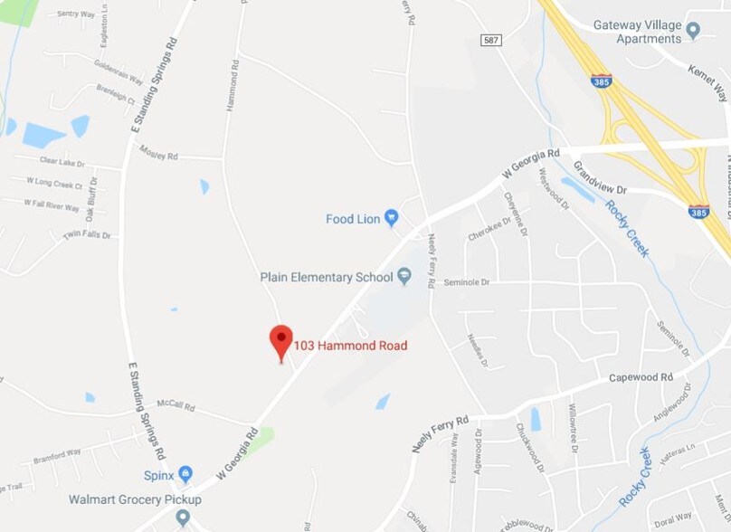 More Photos Of 103 Hammond Rd, Simpsonville Land For Sale