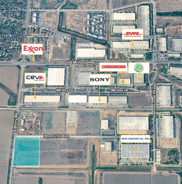 More Photos Of SEC S Shary Rd and Honduras Ave, McAllen Land For Sale