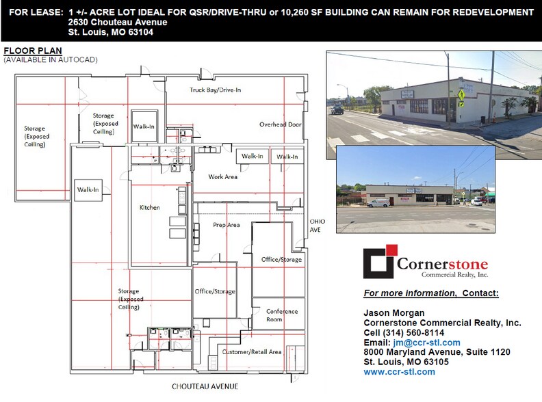 More Photos Of 2660 Chouteau Ave, Saint Louis Freestanding For Lease