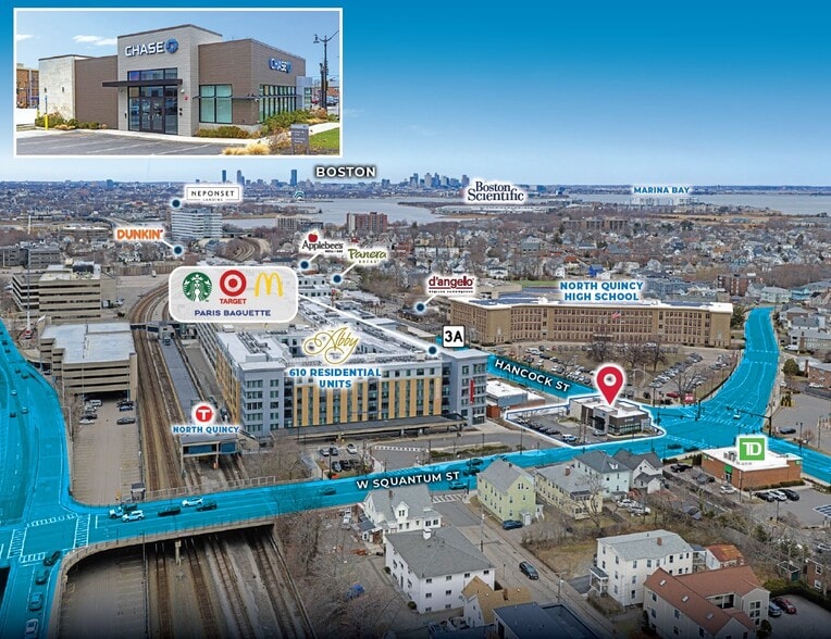 Primary Photo Of 315 Hancock St, Quincy Bank For Sale