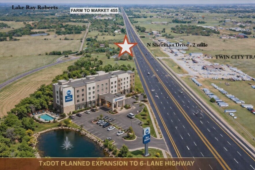 Primary Photo Of 8293 Highway 377, Pilot Point Land For Sale