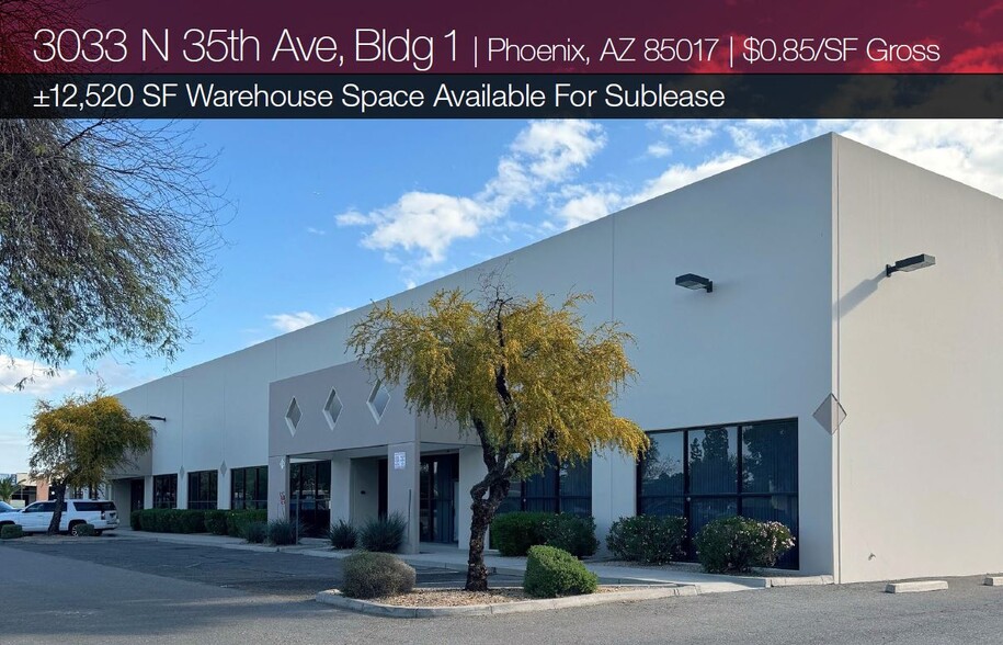 Primary Photo Of 3033 N 35th Ave, Phoenix Warehouse For Lease