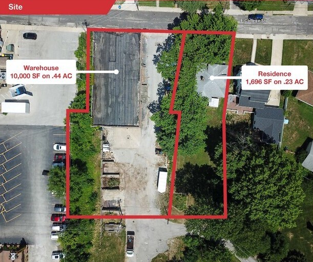 More Photos Of 108- 112 E College St, Edwardsville Land For Sale