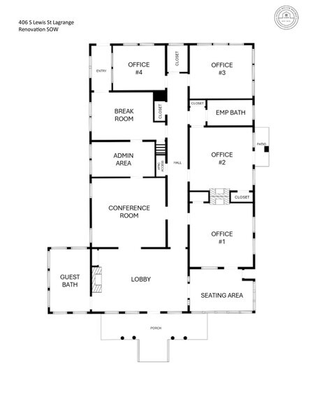 More Photos Of 406 S Lewis St, Lagrange Office For Lease