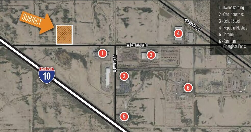 Primary Photo Of Battaglia & Tweedy Rd, Eloy Land For Sale