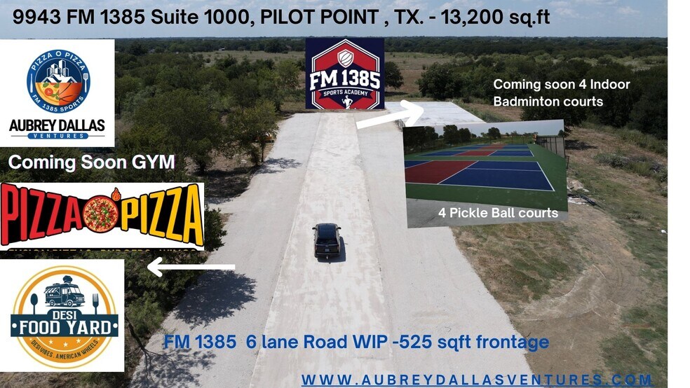 More Photos Of 9943 FM 1385, Pilot Point Sports And Entertainment For Lease