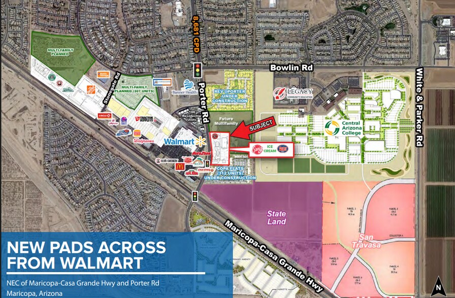 Primary Photo Of Maricopa Casa Grande Hwy @ Porter Rd, Maricopa Land For Lease