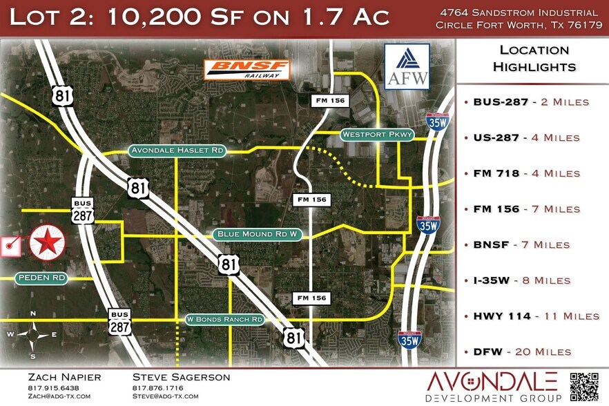 More Photos Of 4764 Sandstrom Industrial Circle, Fort Worth Flex For Sale