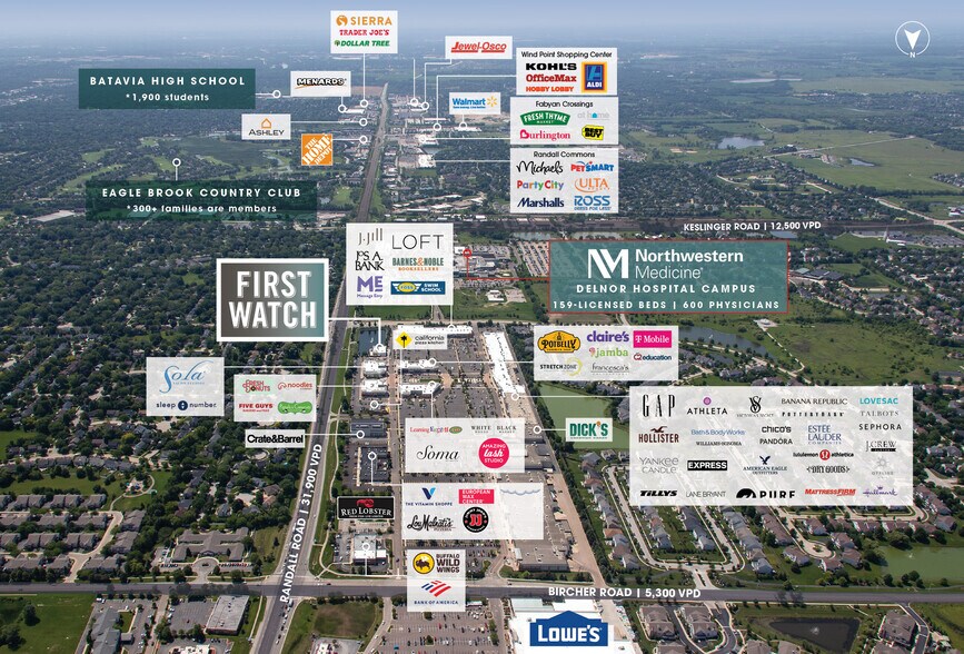 More Photos Of 1702 Commons Dr, Geneva Restaurant For Sale