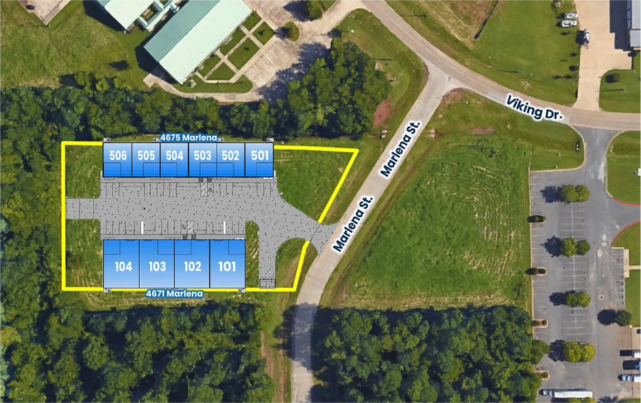 More Photos Of 4671-4675 Marlena St, Bossier City Warehouse For Lease