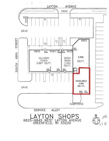More Photos Of 6825-6845 W Layton Ave, Greenfield Storefront For Lease