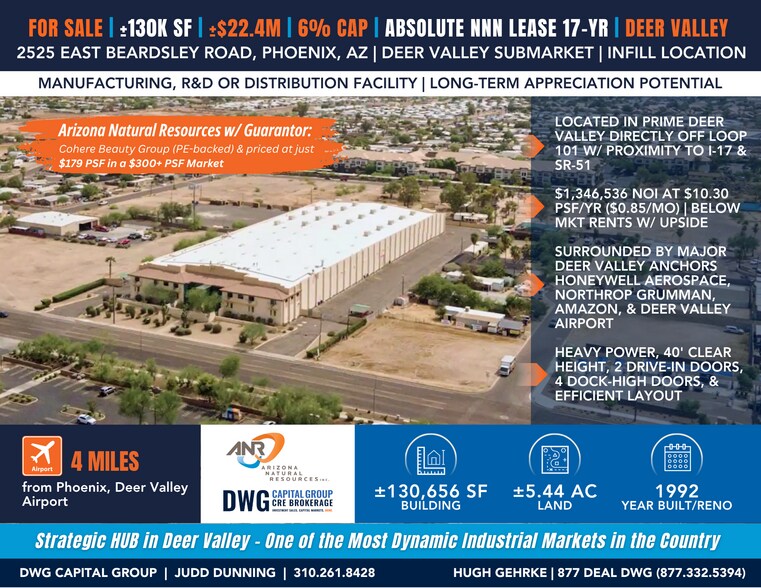 Primary Photo Of 2525 E Beardsley Rd, Phoenix Distribution For Sale