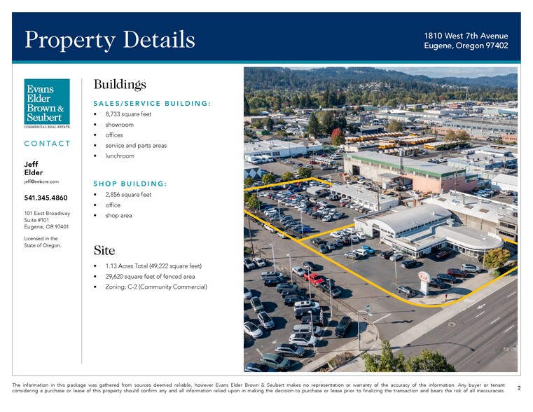 More Photos Of 1810 W 7th Ave, Eugene Auto Dealership For Lease