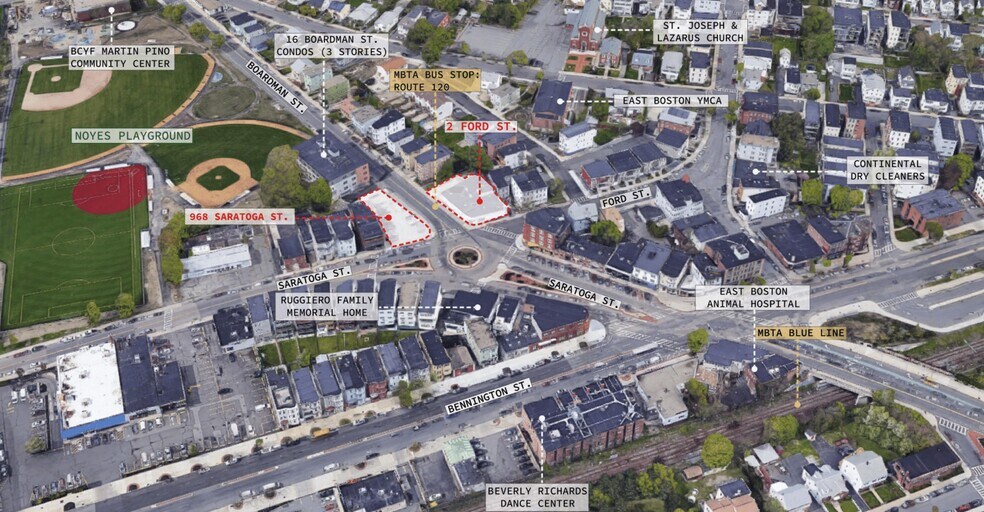 More Photos Of 968-970 Saratoga St, Boston Land For Sale