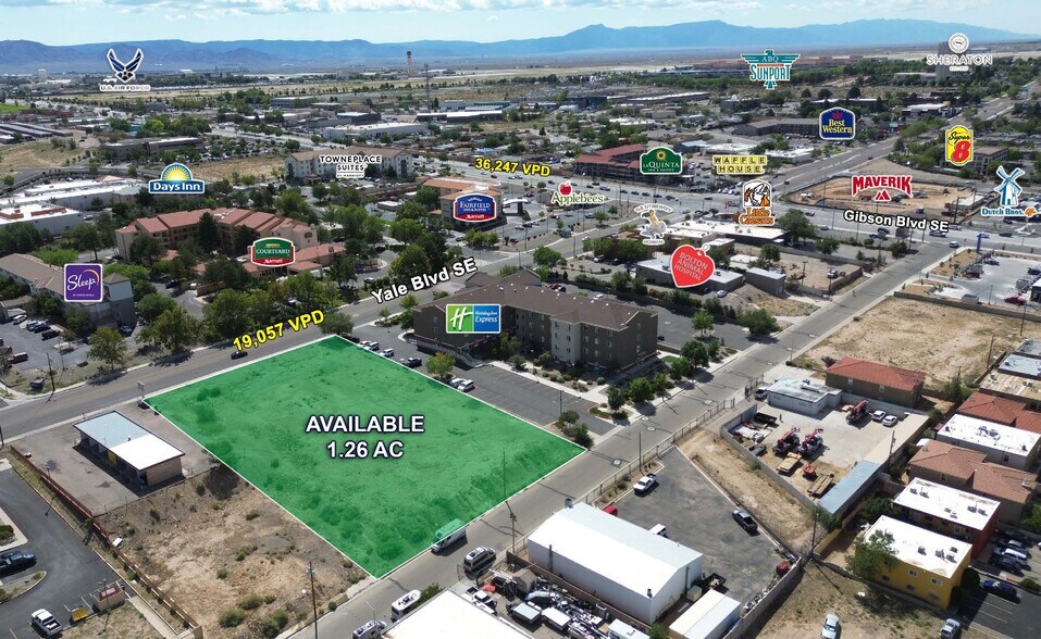More Photos Of Gibson Blvd & Yale Blvd, Albuquerque Land For Lease