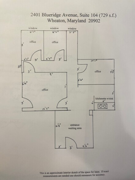 More Photos Of 2401 Blueridge Ave, Wheaton Office For Sale