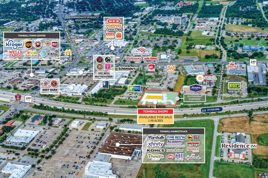More Photos Of NEQ Tomball Parkway & Medical Complex Dr, Tomball Land For Sale