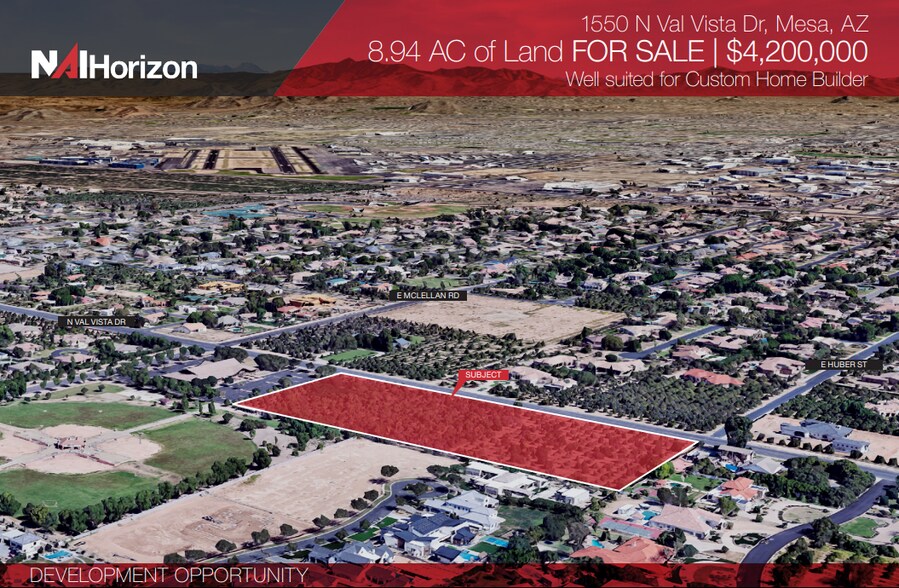 Primary Photo Of 1550 N Val Vista Dr, Mesa Land For Sale