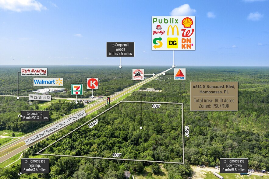 More Photos Of 6614 Suncoast blvd, Homosassa Land For Sale