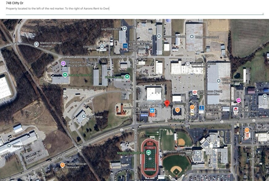 Primary Photo Of 748 Clifty Dr, Madison Land For Lease