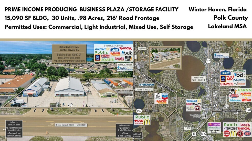 Primary Photo Of 3545 Recker Hwy, Winter Haven Warehouse For Sale