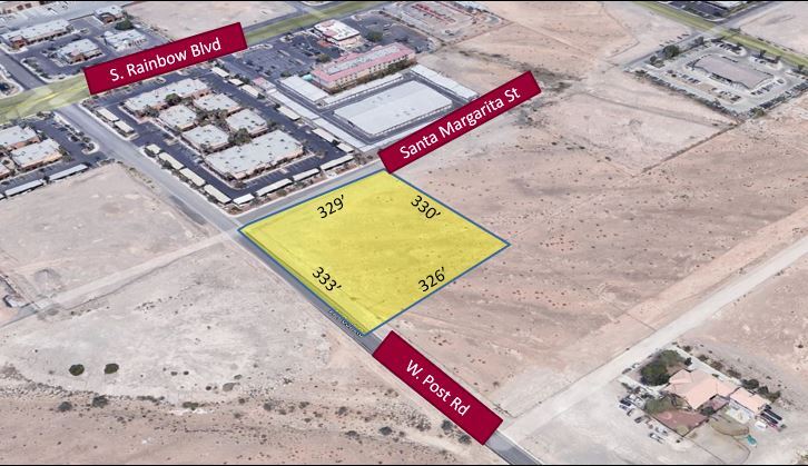 More Photos Of Post Rd. & Rainbow Blvd @ Rainbow Blvd, Las Vegas Land For Sale
