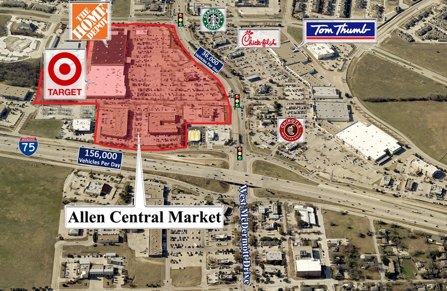 Primary Photo Of 204-210 Central Expy, Allen General Retail For Lease