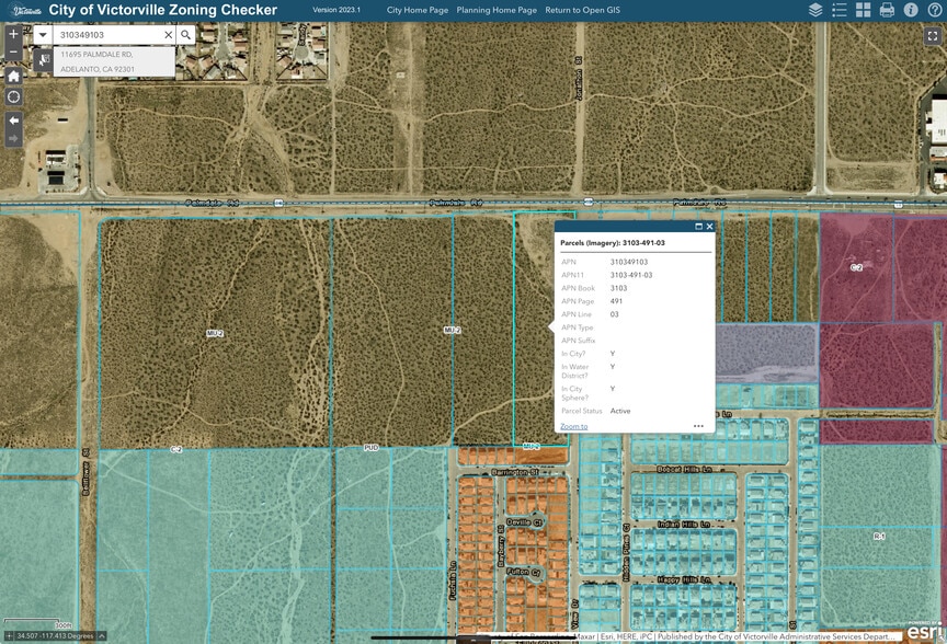 Primary Photo Of 11695 Palmdale Rd, Adelanto Land For Sale