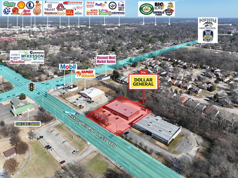 More Photos Of 4222 Hickory Hill Rd, Memphis Storefront For Sale