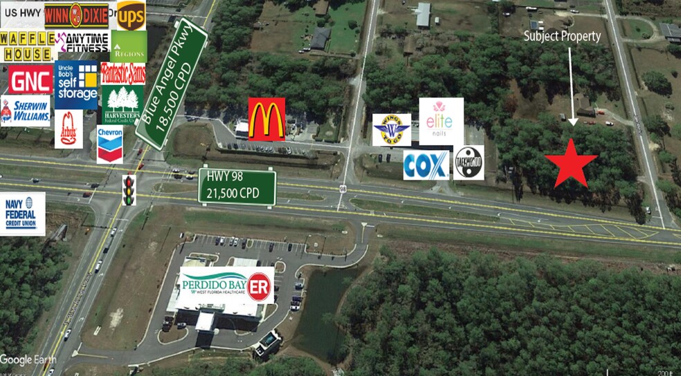 W HIGHWAY 98 AT SKY HAWK DR  