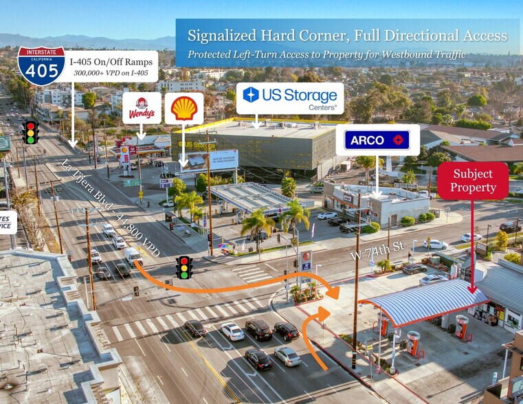 More Photos Of 7400 La Tijera Blvd, Los Angeles Service Station For Sale