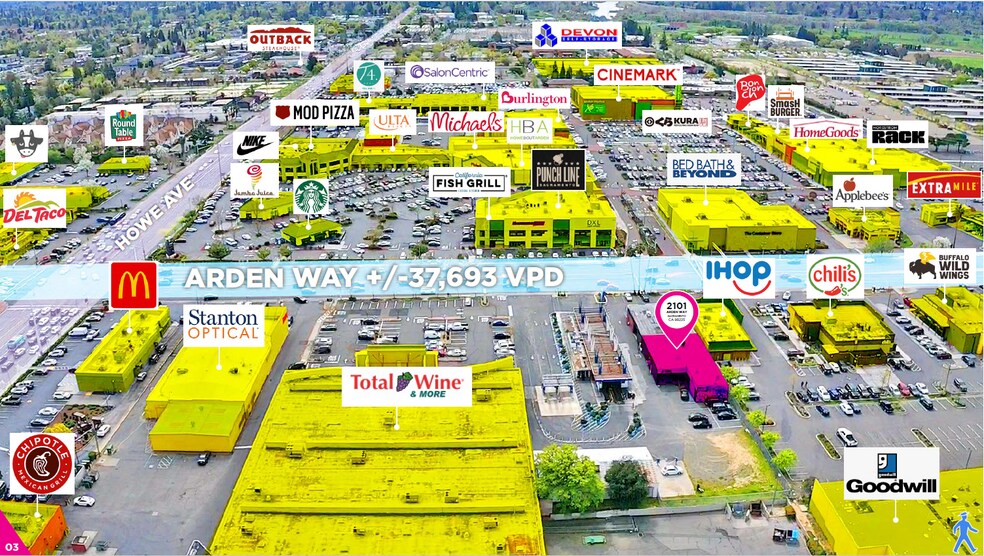 More Photos Of 2101 Arden Way, Sacramento Auto Repair For Lease