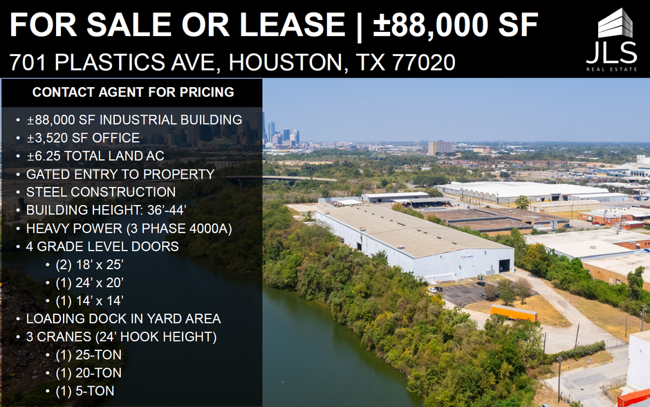 Primary Photo Of 701 Plastics Ave, Houston Warehouse For Sale