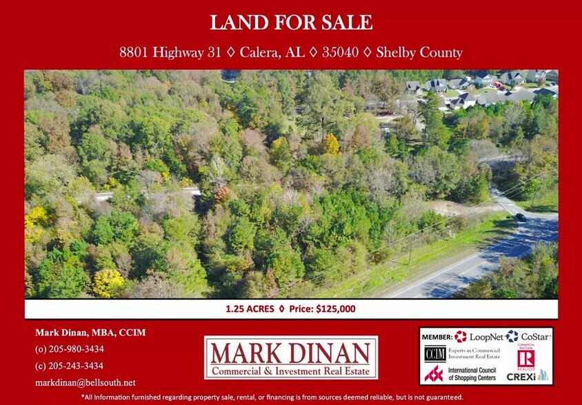 More Photos Of 8801 Highway 31, Calera Land For Sale