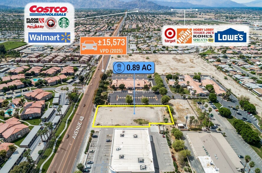 More Photos Of adj. to 47985 Monroe Street, Indio Land For Sale