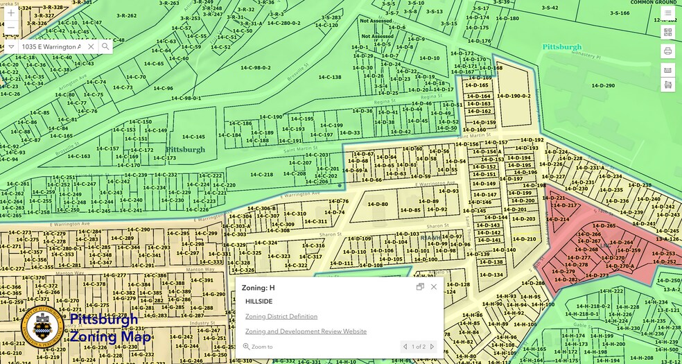 More Photos Of 1035 E Warrington Ave, Pittsburgh Land For Sale