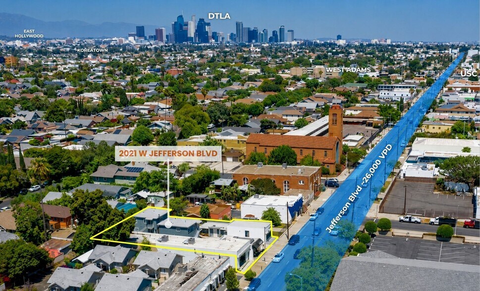 More Photos Of 2021-2027 W Jefferson Blvd, Los Angeles Storefront Retail Residential For Sale