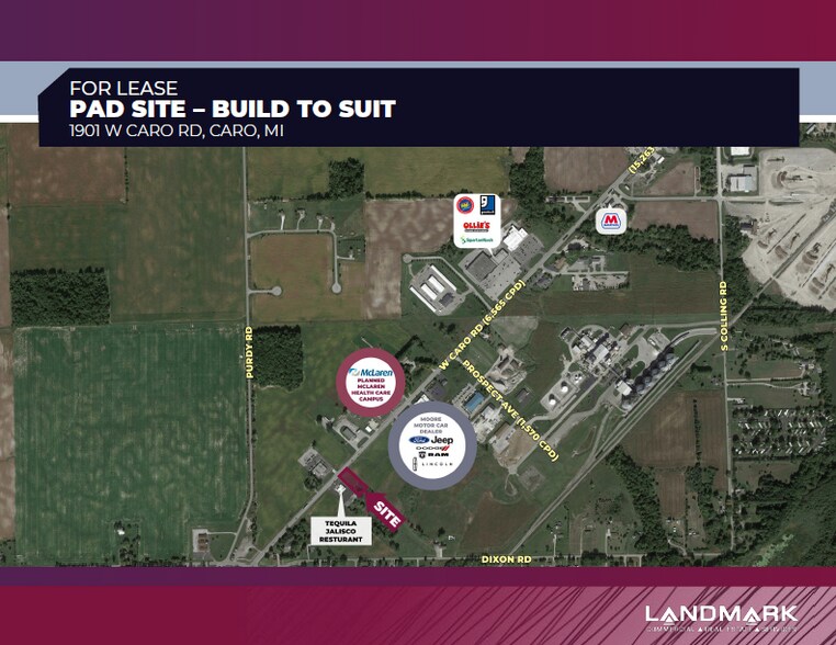 Primary Photo Of 1901 W Caro Rd, Caro Land For Lease