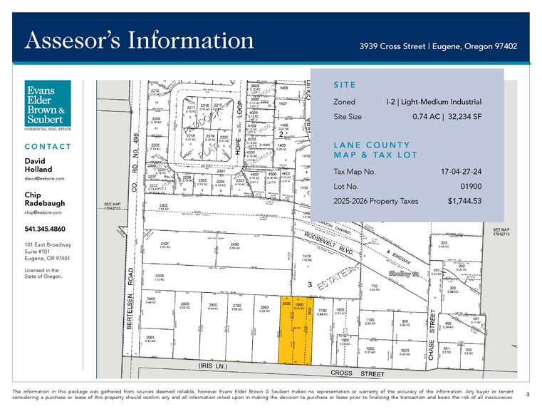 More Photos Of 3939 Cross St, Eugene Land For Sale