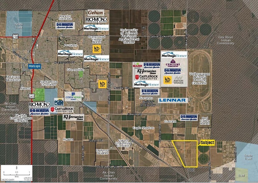 More Photos Of Murphy Road and Peters and Nail Road, Maricopa Land For Sale