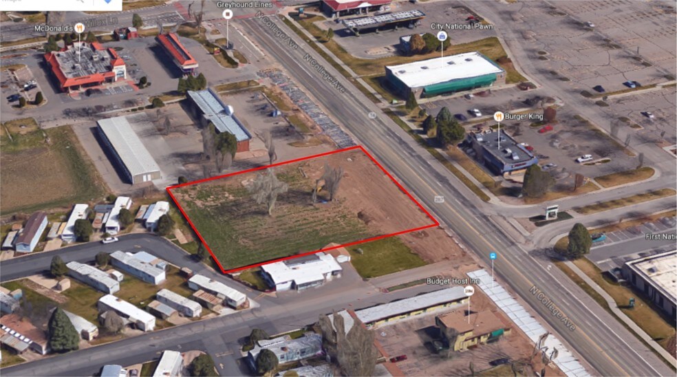 Primary Photo Of 1603-1605 N College Ave, Fort Collins Land For Sale