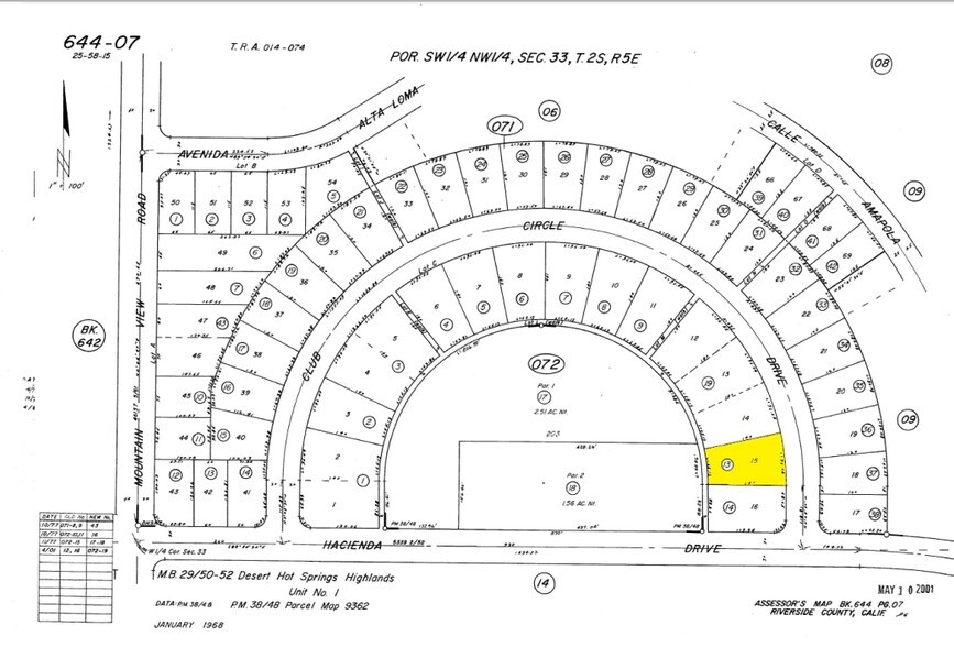 Primary Photo Of 68233 Club Circle Dr, Desert Hot Springs Land For Sale