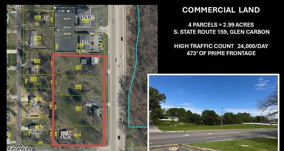 Primary Photo Of 4297 IL-159, Glen Carbon Land For Sale